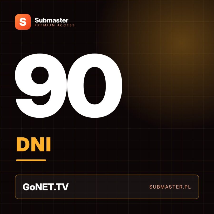 GONET TV Premium – Konto 90 dni (Najwyższy Pakiet)