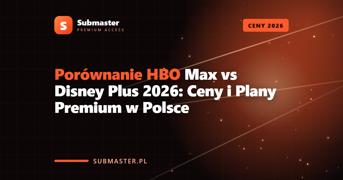 Porównanie HBO Max vs Disney Plus 2026: Ceny i Plany Premium w Polsce